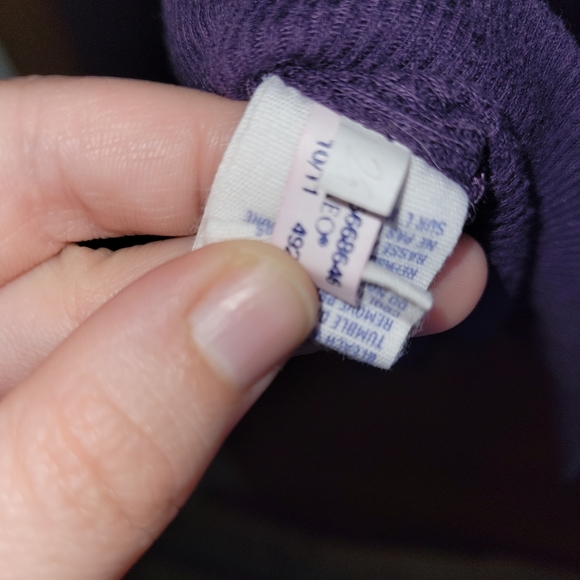 American Eagle Purple Slouchy Shirt - Picture 6 of 7